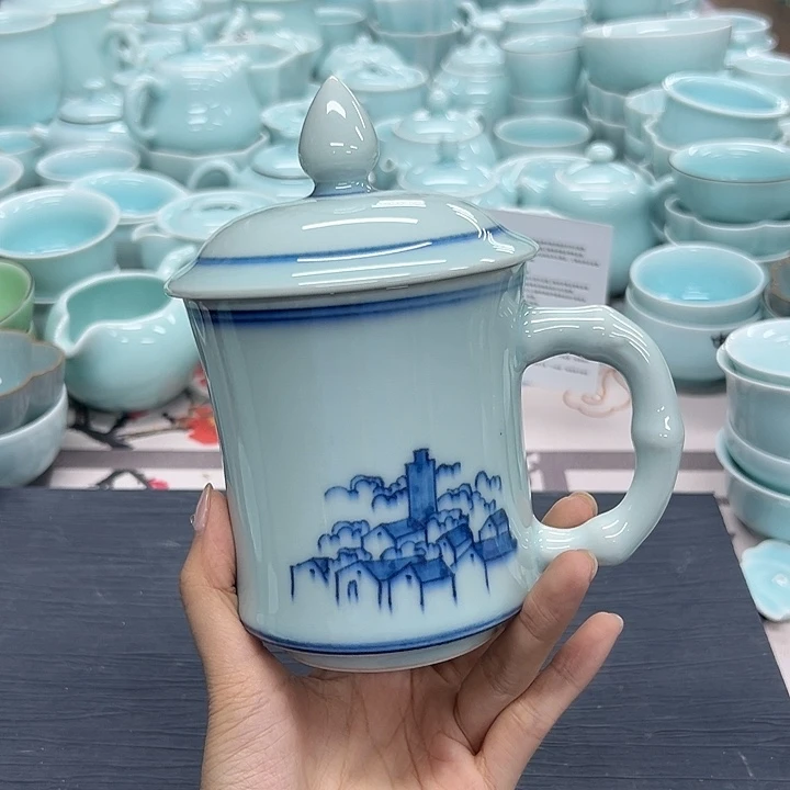 云间青瓷龙泉小米茶器