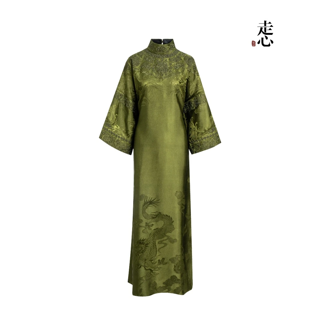 【香云走心】碧山绿 连衣裙24ZYL645