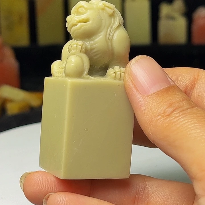 青田石印石封门白果