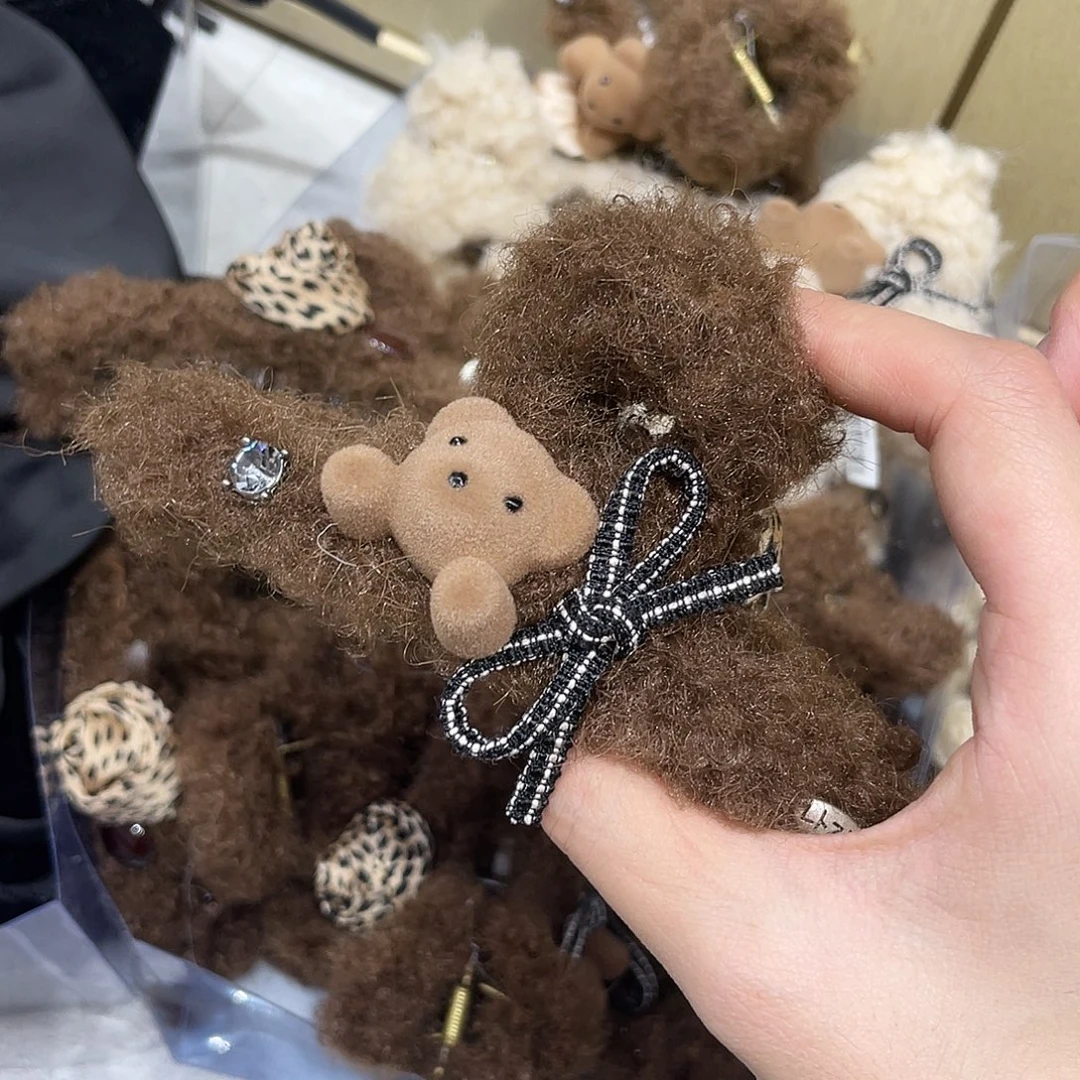 硅胶非金属泡菜咖小熊玫瑰13抓