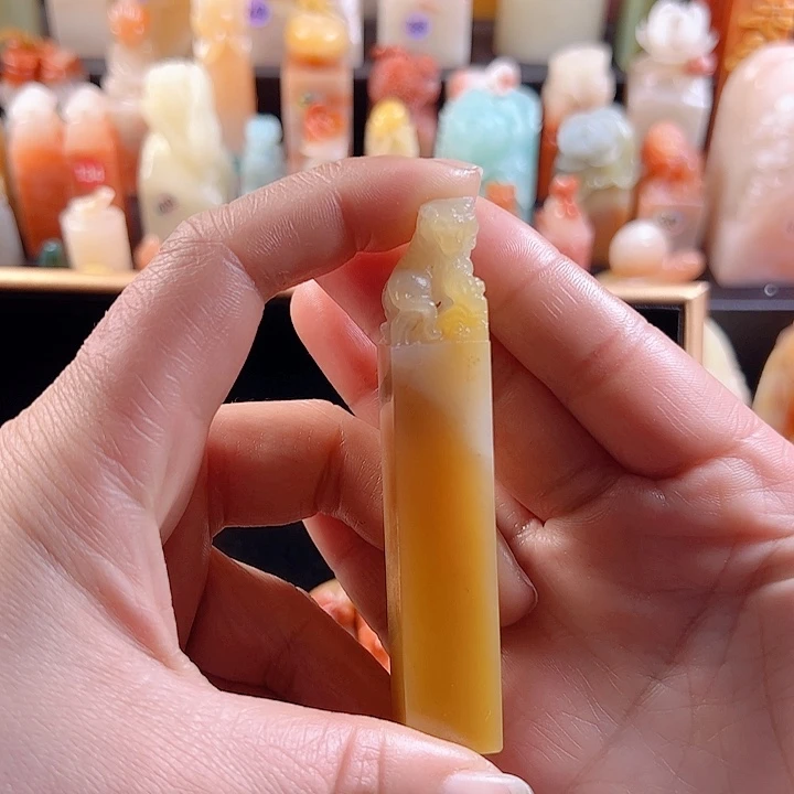 老挝石印石泊***雍手工定制，虎不刻