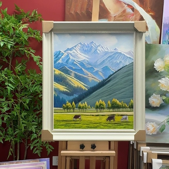 油画油画作品展等活动的大型