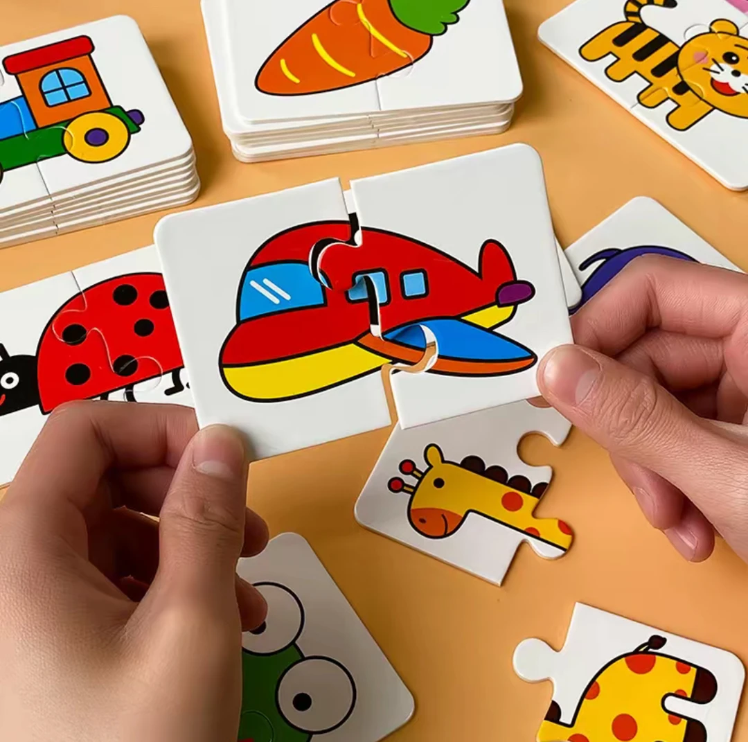 【冲量特惠】儿童玩具益智配对卡3岁以上幼儿拼图智力早教男孩女孩