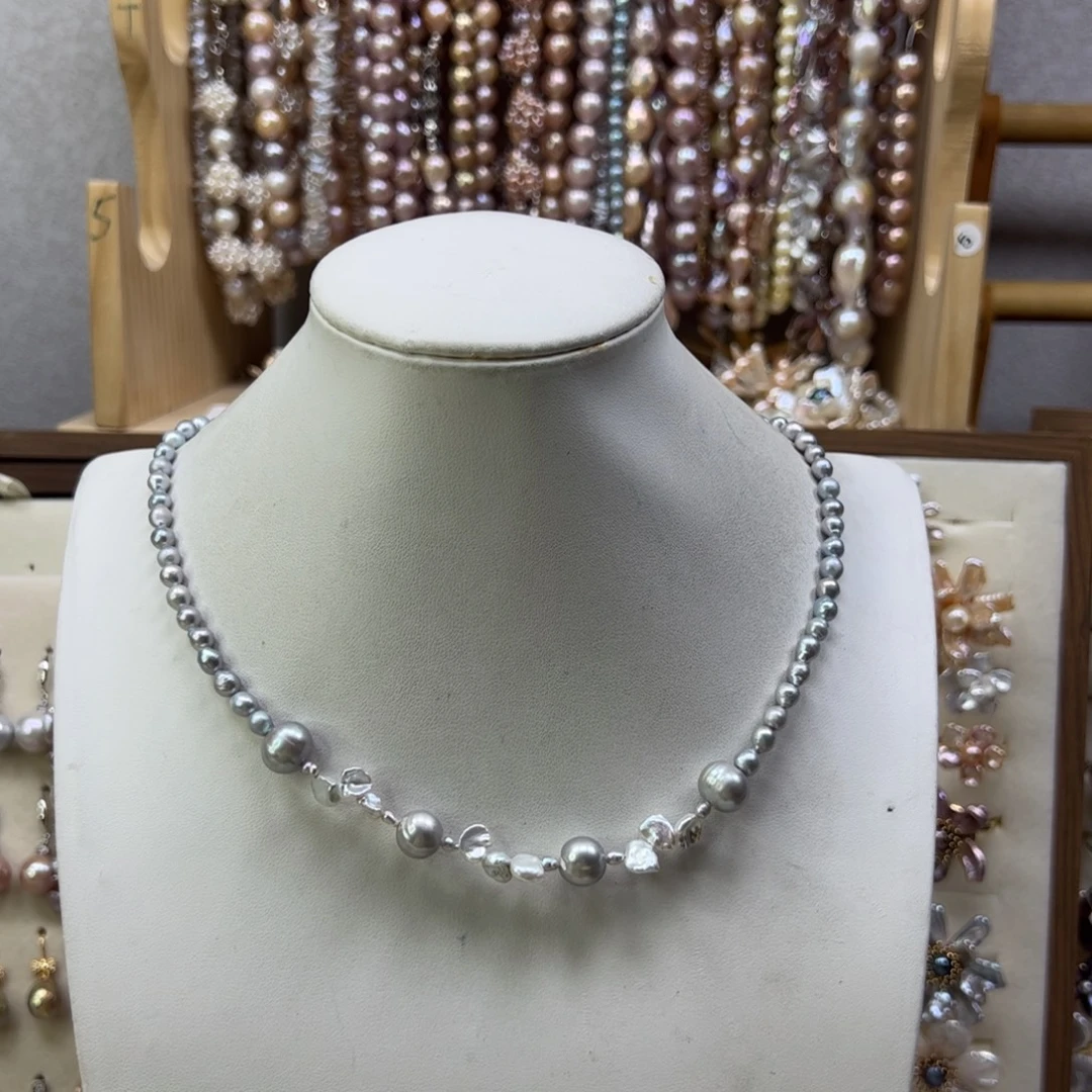 手绳合金淡水珍珠