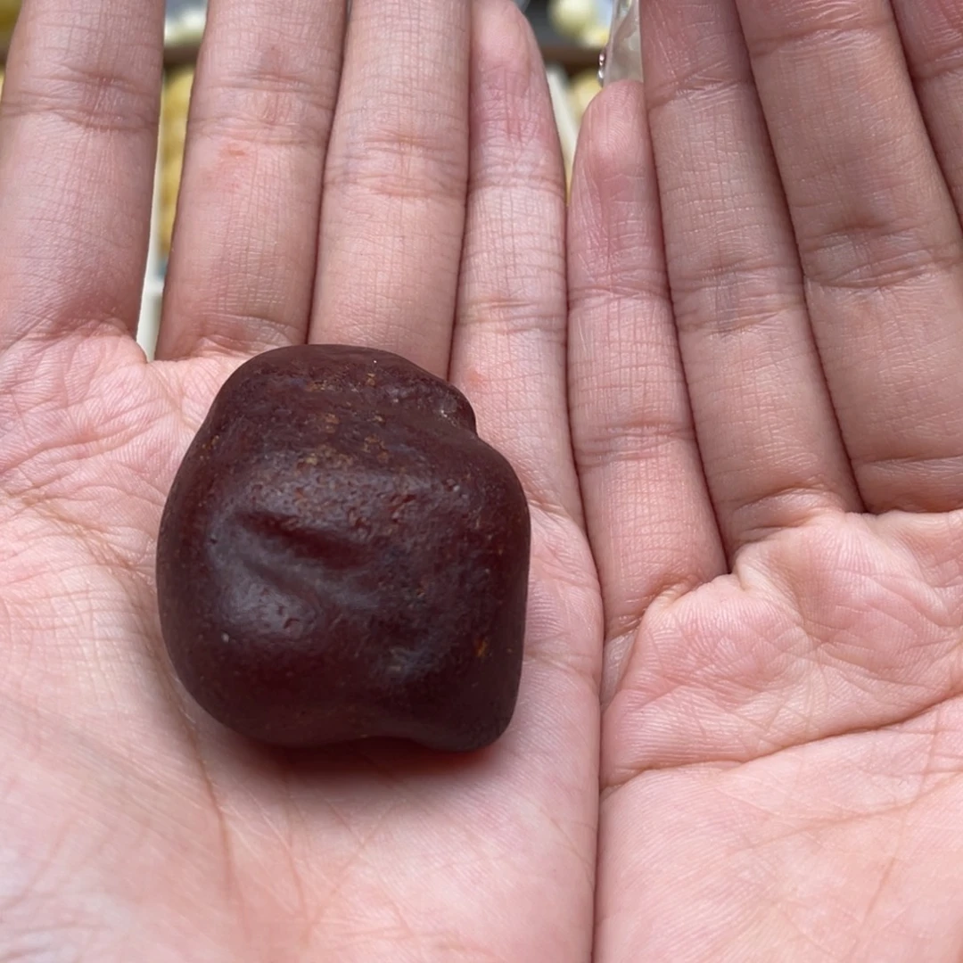 琥珀未镶嵌裸石蜜蜡原石胶皮静