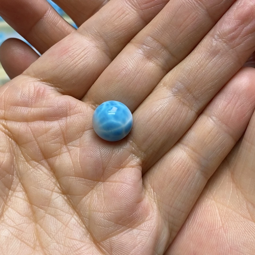 网***_针钠钙石（海纹石）未镶嵌颈饰