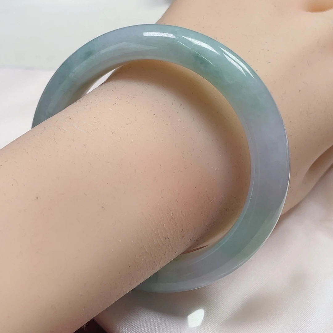 翡翠手镯未镶嵌缅甸翡翠手镯54圈