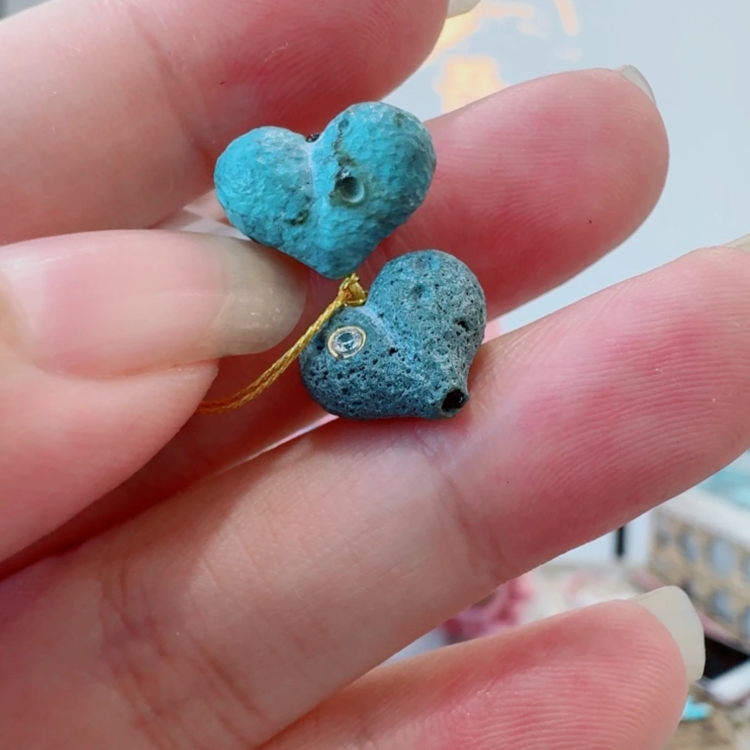 未镶嵌绿松石珠宝奇石