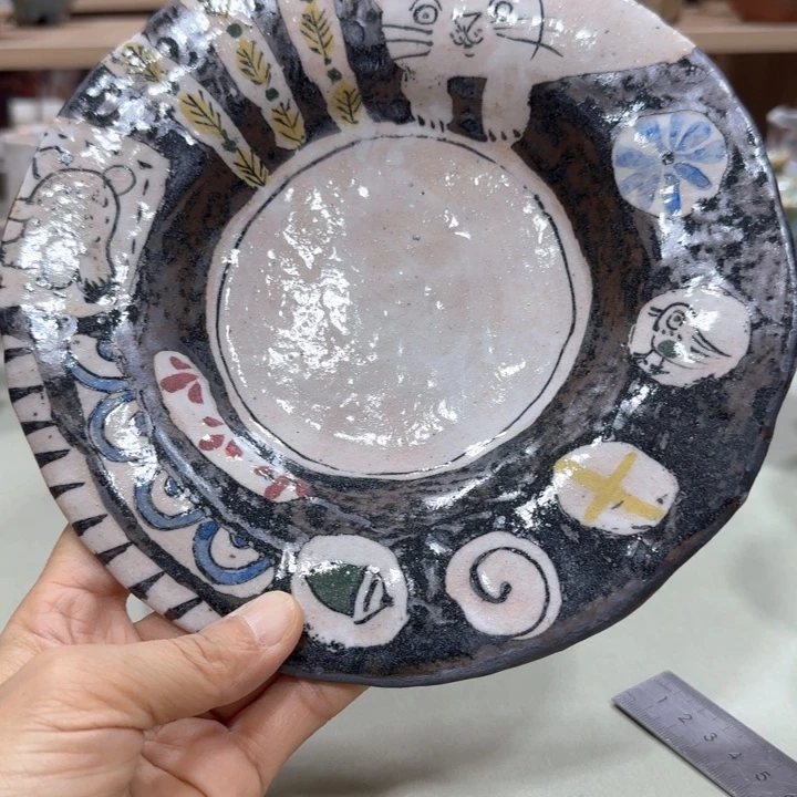 ?****黑猫盘子不退不换