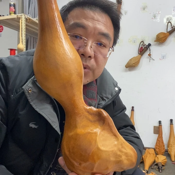 景***景鹤首异形葫芦老铁拍有瑕呲