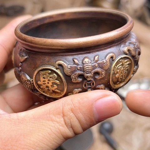 铜制文玩把玩物件