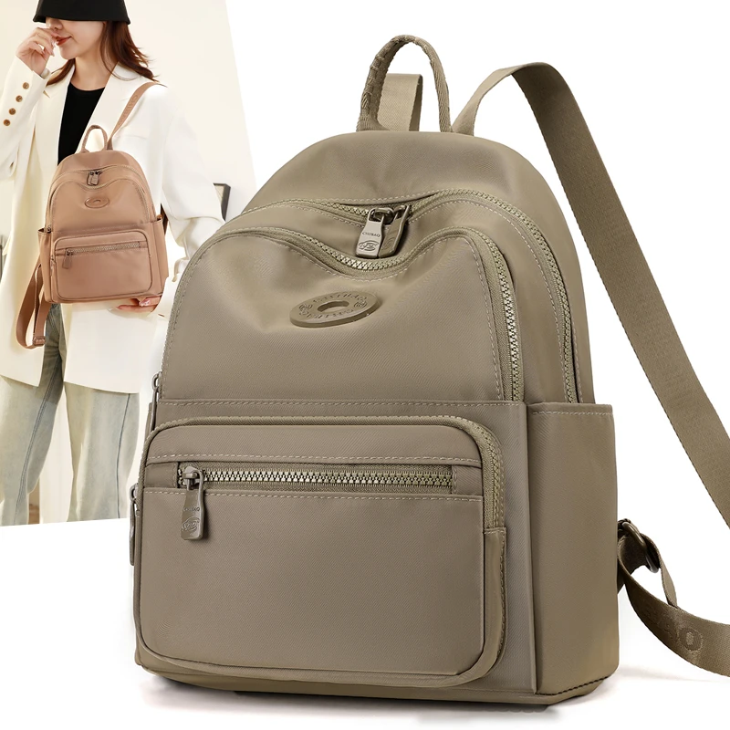 耐刮韩版耐磨耐脏轻便百搭时尚双肩包多功能质感双肩包女背包女士