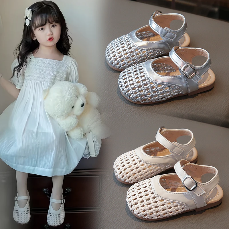 镂空时装凉鞋女夏季洞洞鞋凉鞋春秋鞋子女童时尚防滑软底女宝