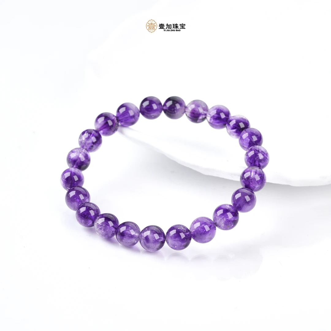 壹加师姐|手工设计紫超水晶手串多样性发一#800