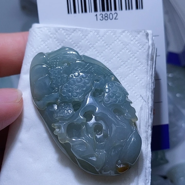 翡翠未镶嵌颈饰天光墟翡翠市场现金代购