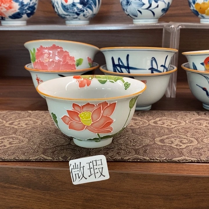 釉下老陶泥手工绘制