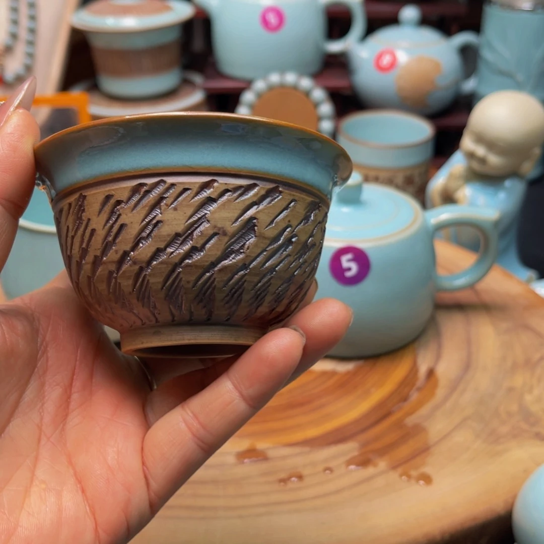 【闪购商品】摆件瓷河南御盏窑，窑口展厅直播，好品窑口价