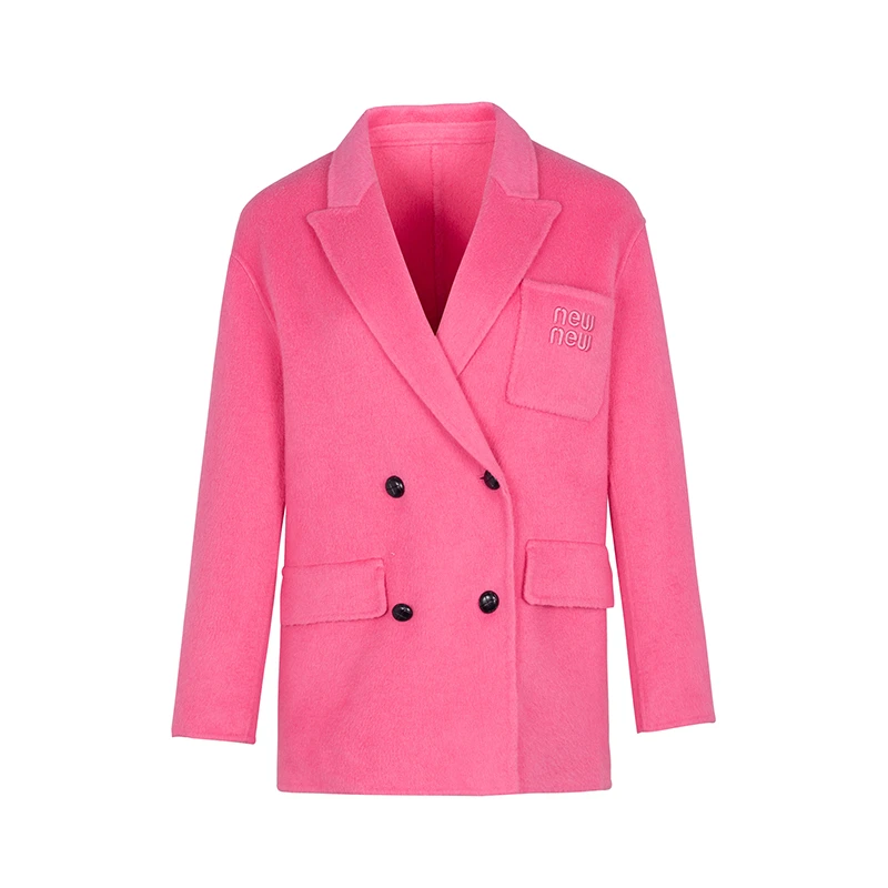 【直播专享】商场同款新品宽松H型毛呢外套N2110A34647