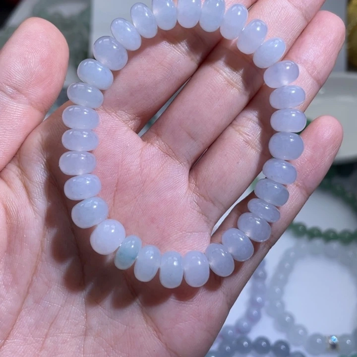 一***馨翡翠未镶嵌手链天然翡翠a货