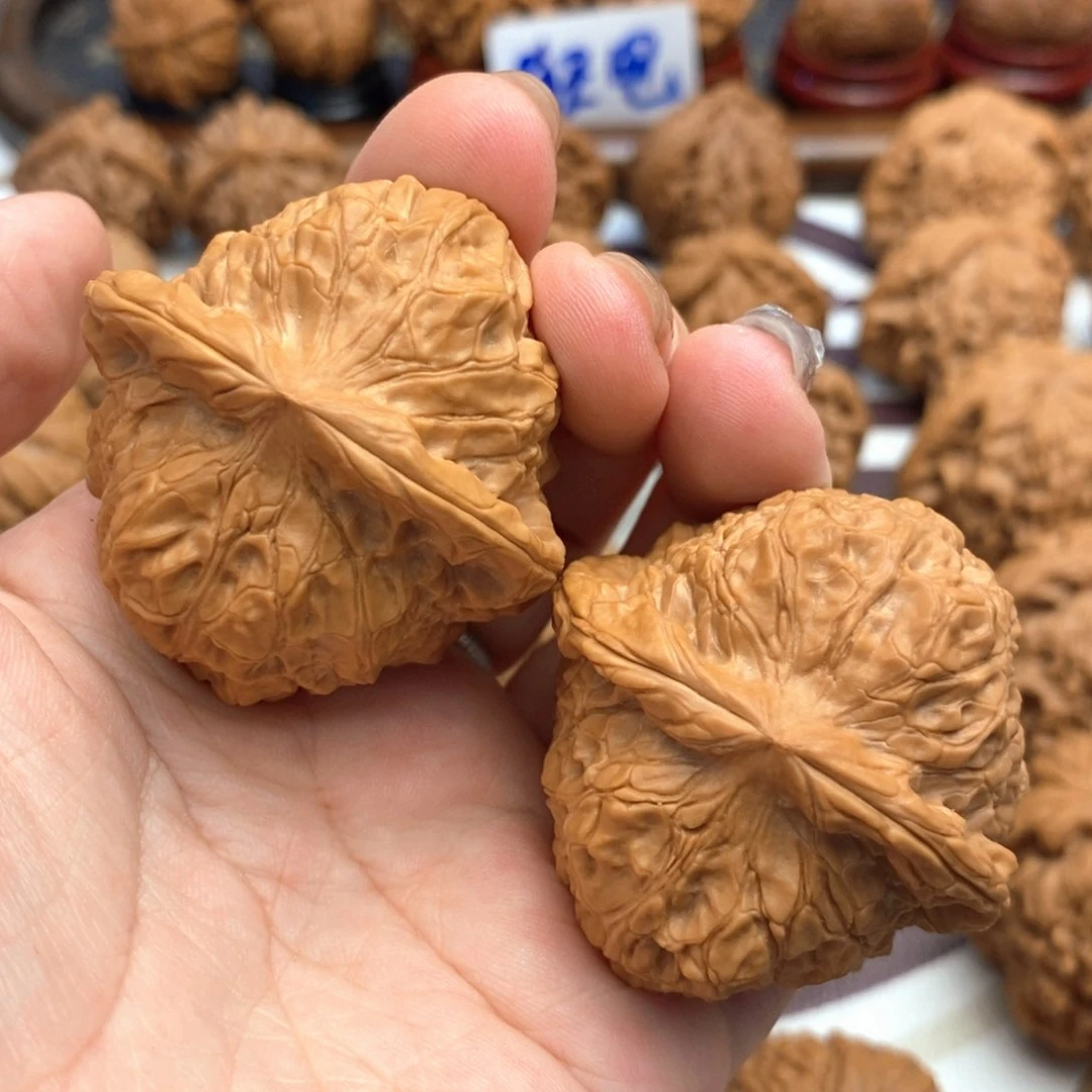 【闪购商品】文玩核桃把件44尺南瓜墩