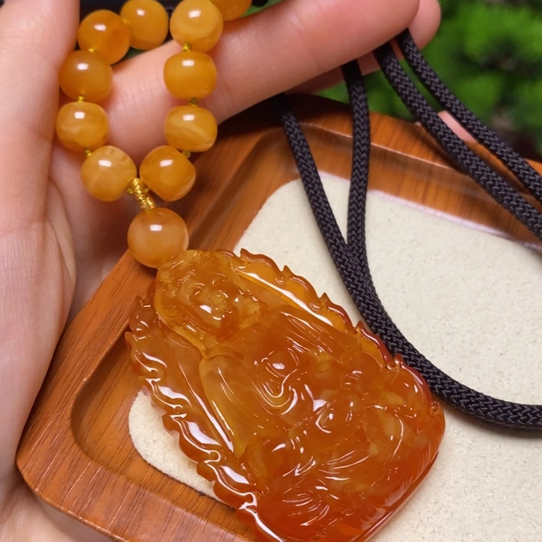 【闪购商品】蜜蜡颈饰未镶嵌项链