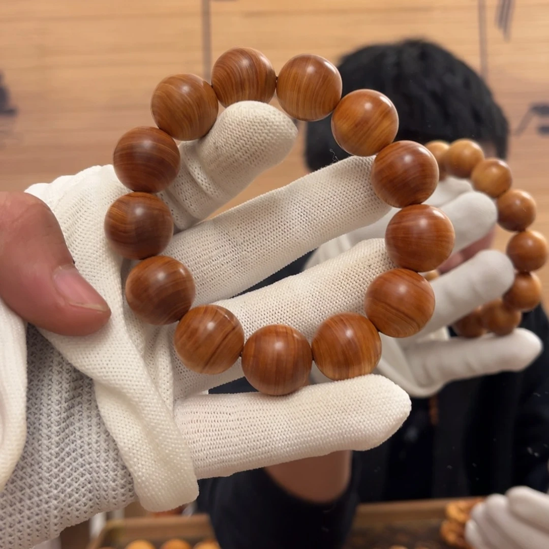 柏木（崖柏）手串/手链18红黑油顺纹板根料药香福利