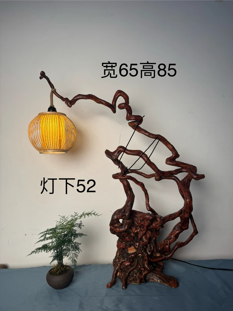 一体形杜娟根禅艺台灯