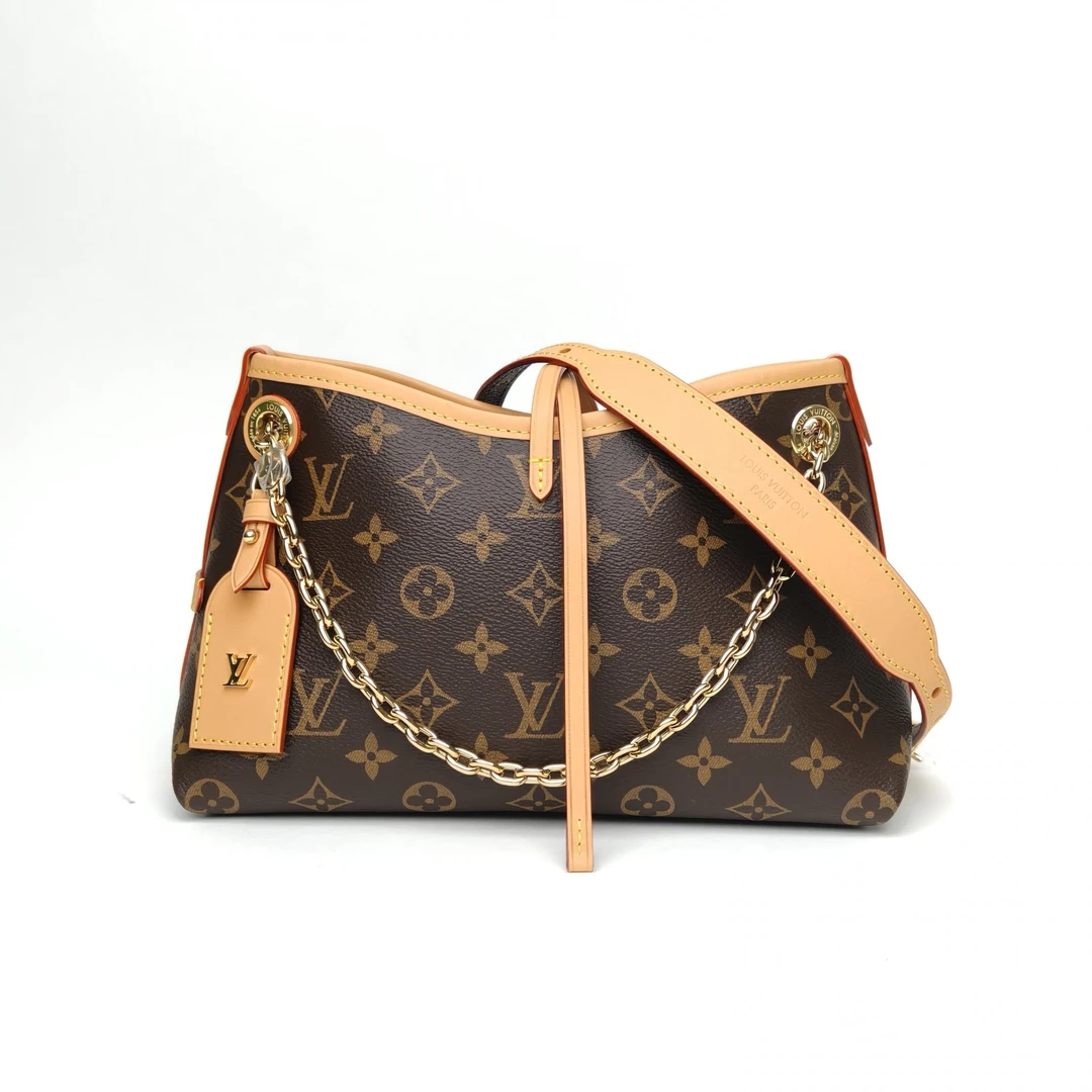 99新 LouisVuitton/路易威登 【念念】CARRYALL BB 老花 PVC