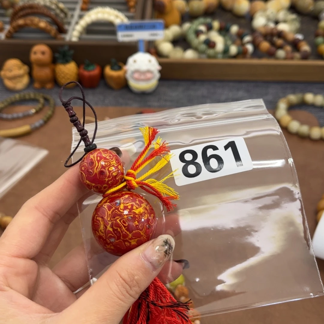 白玉菩提手串叁*861孤品