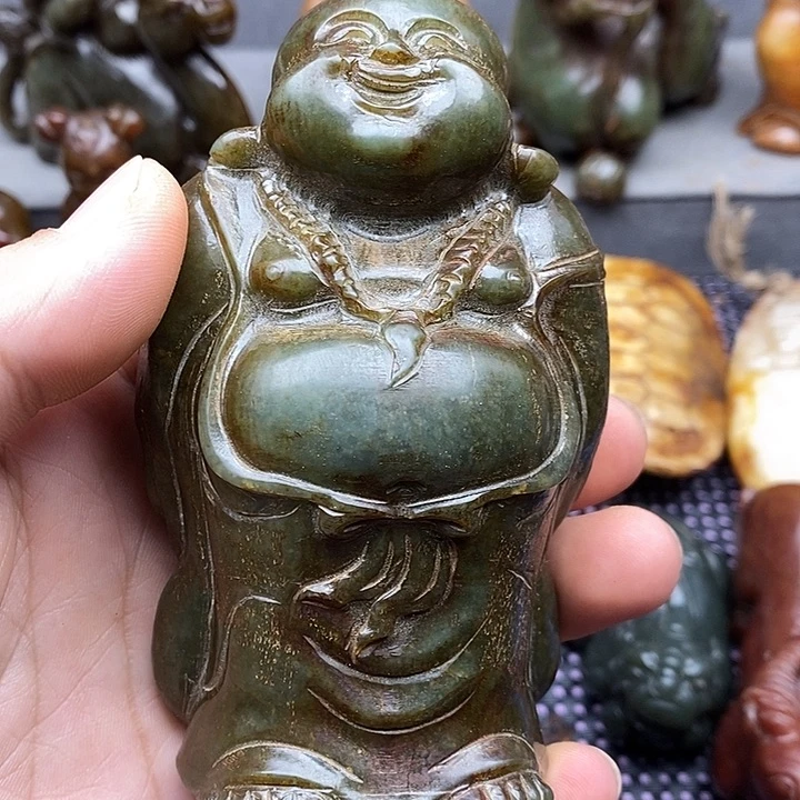 未镶嵌蛇纹石玉颈饰用****7