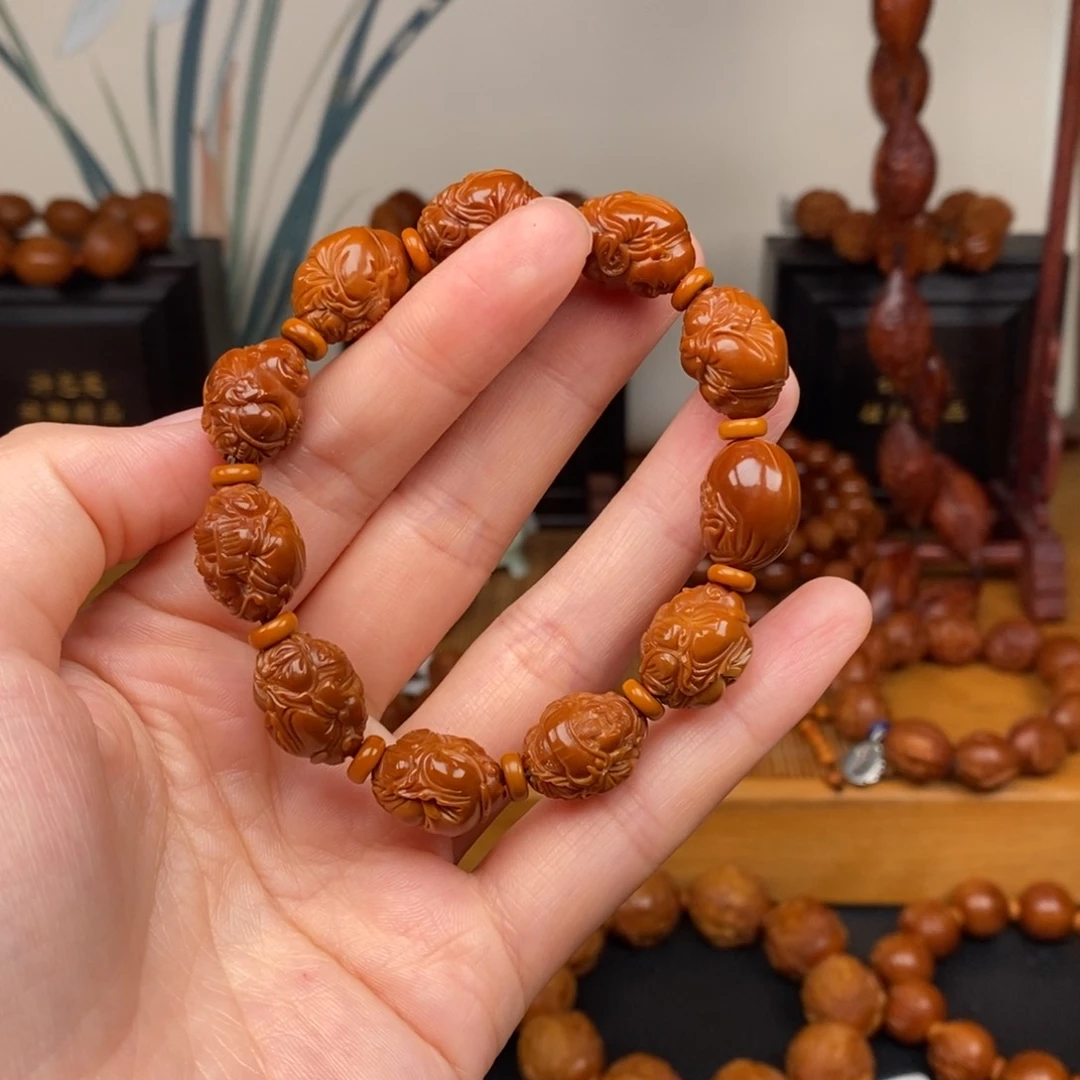 手串橄榄核一青老师财弥