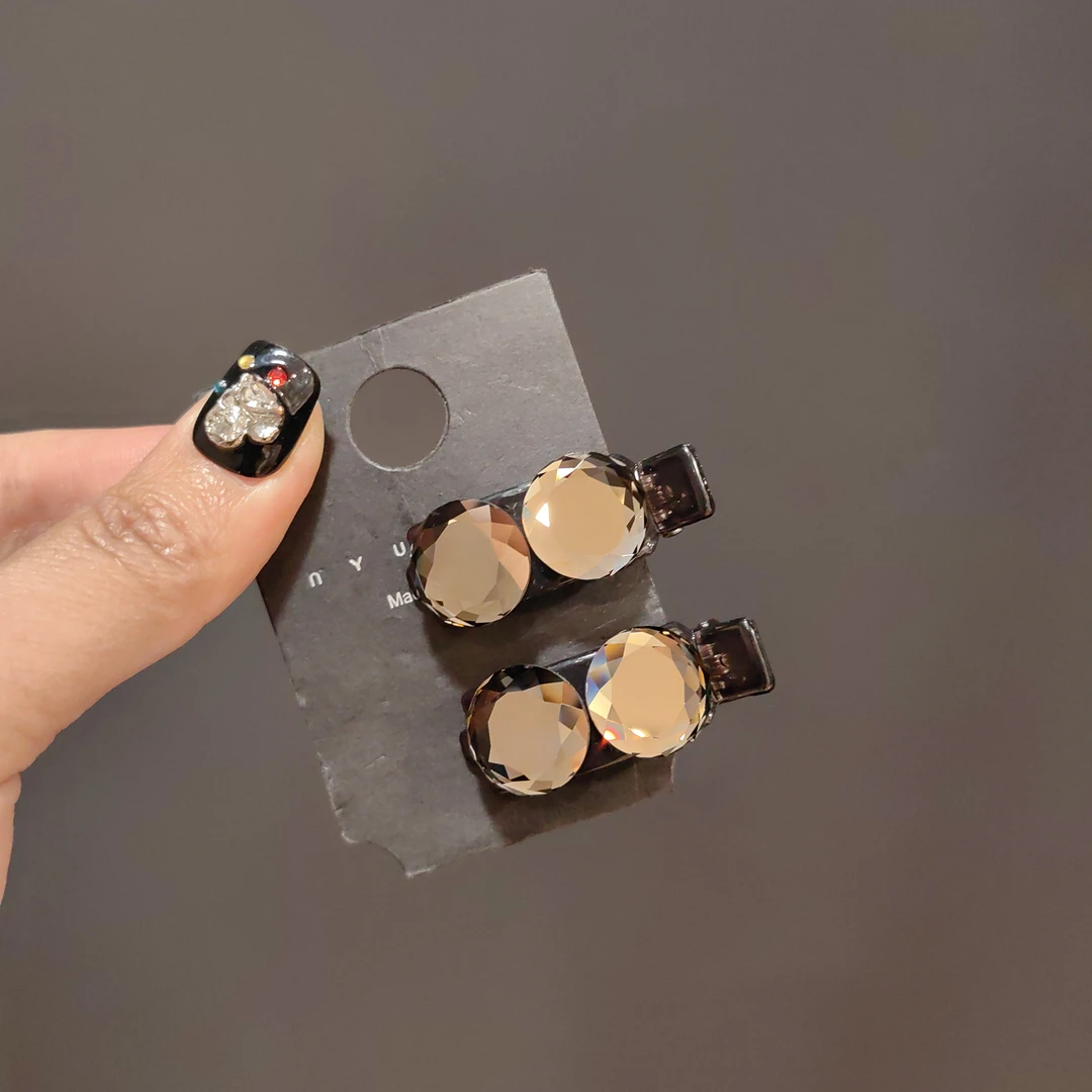 韩版螃蟹夹网红款碎发夹时尚顶夹百搭小抓夹轻奢公主夹刘海夹发饰