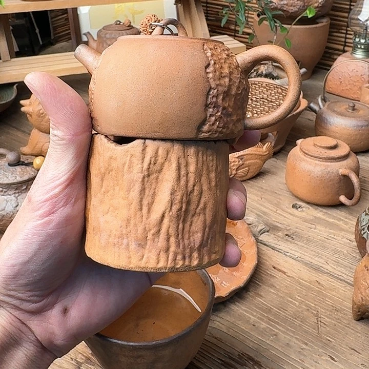 原矿老岩泥茶器系列