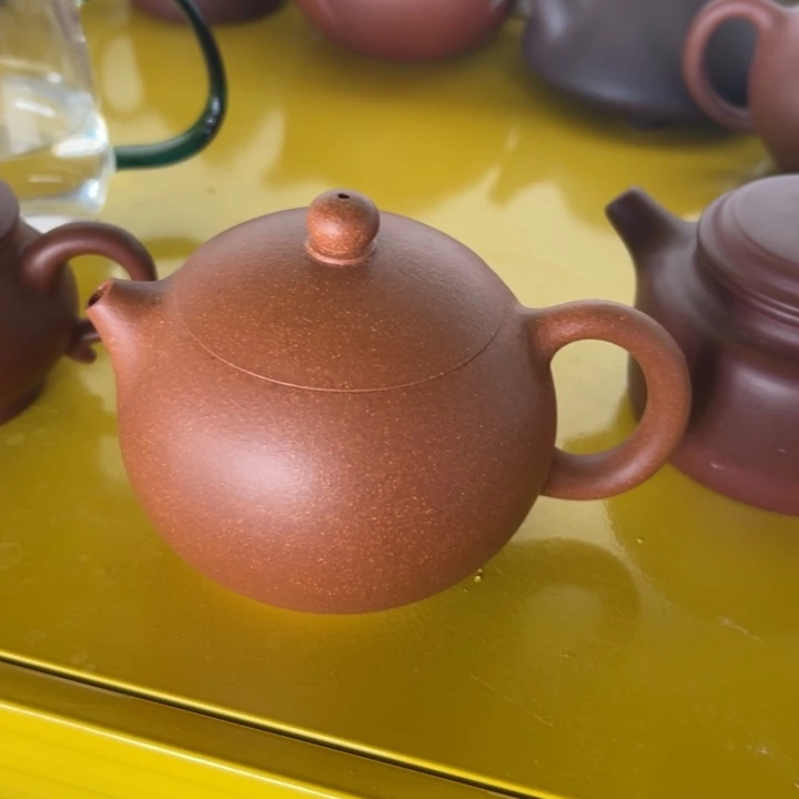 紫砂茶壶大西施260cc五彩段