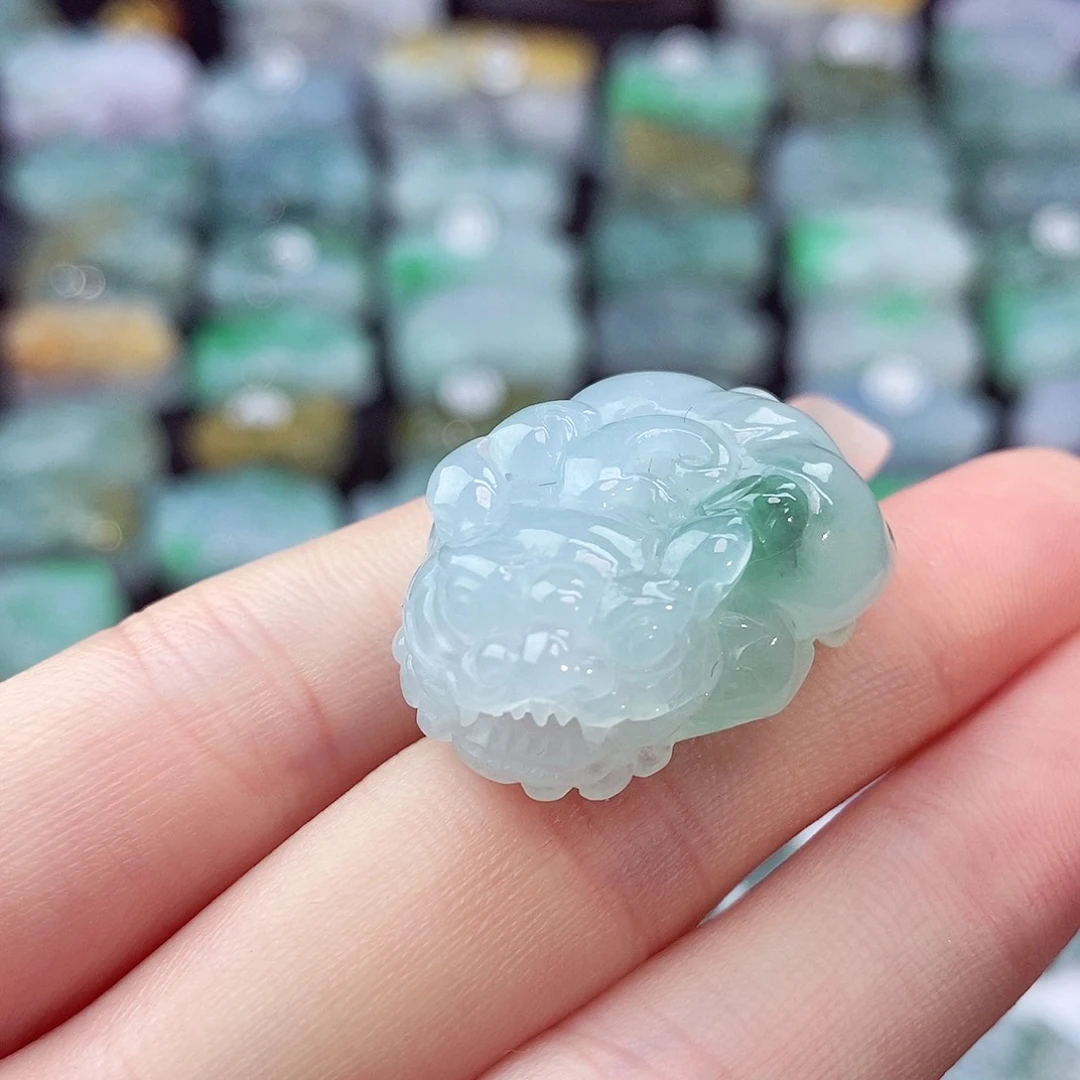 翡翠未镶嵌颈饰天然