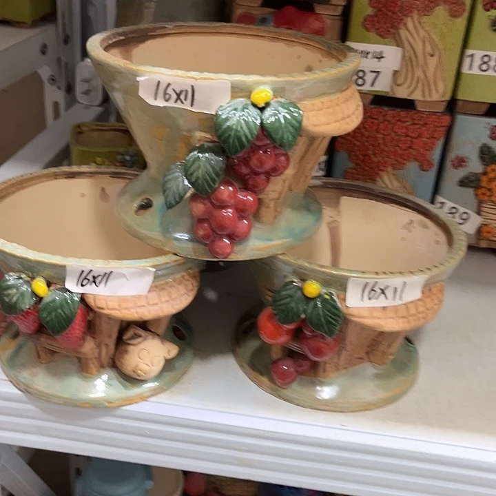 粗陶材质多肉花盆