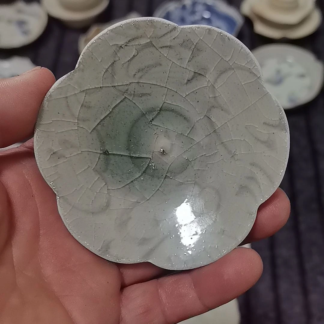 瓷片青花影青杯垫标本全选