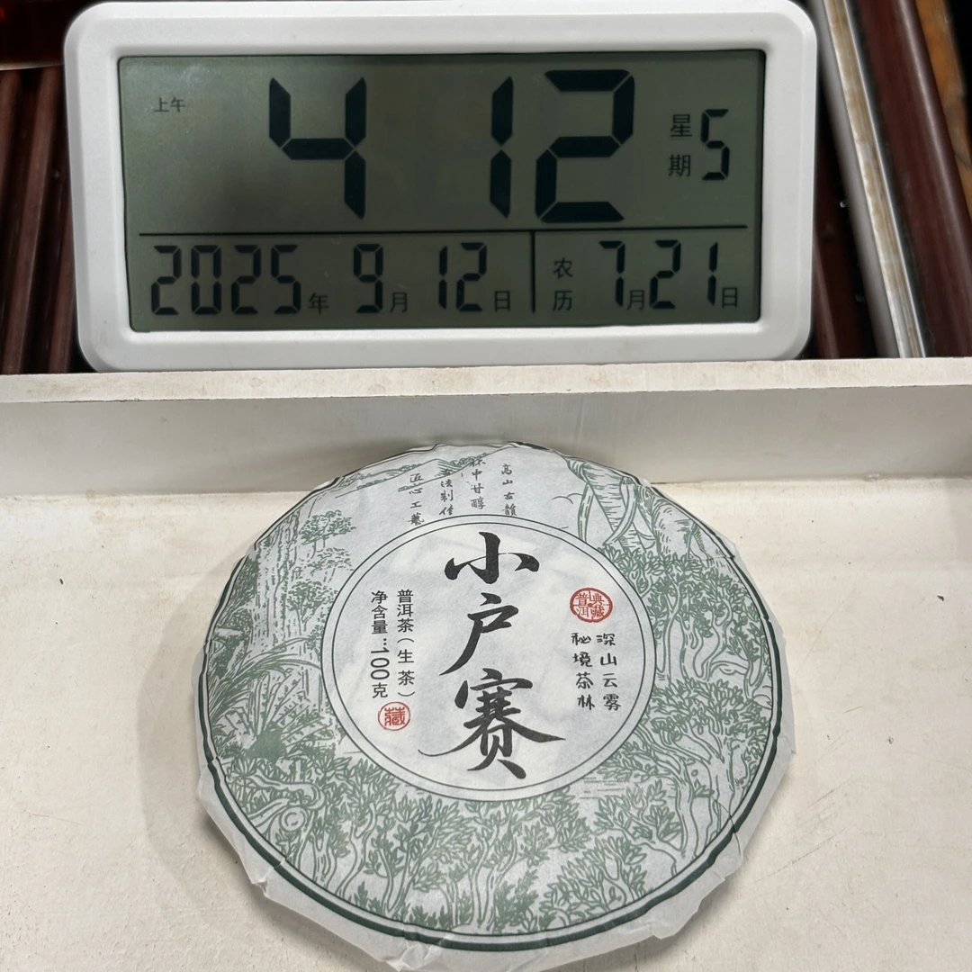 2025年小户赛大树（春）普洱生茶 100克*5饼 -【58号】9-11