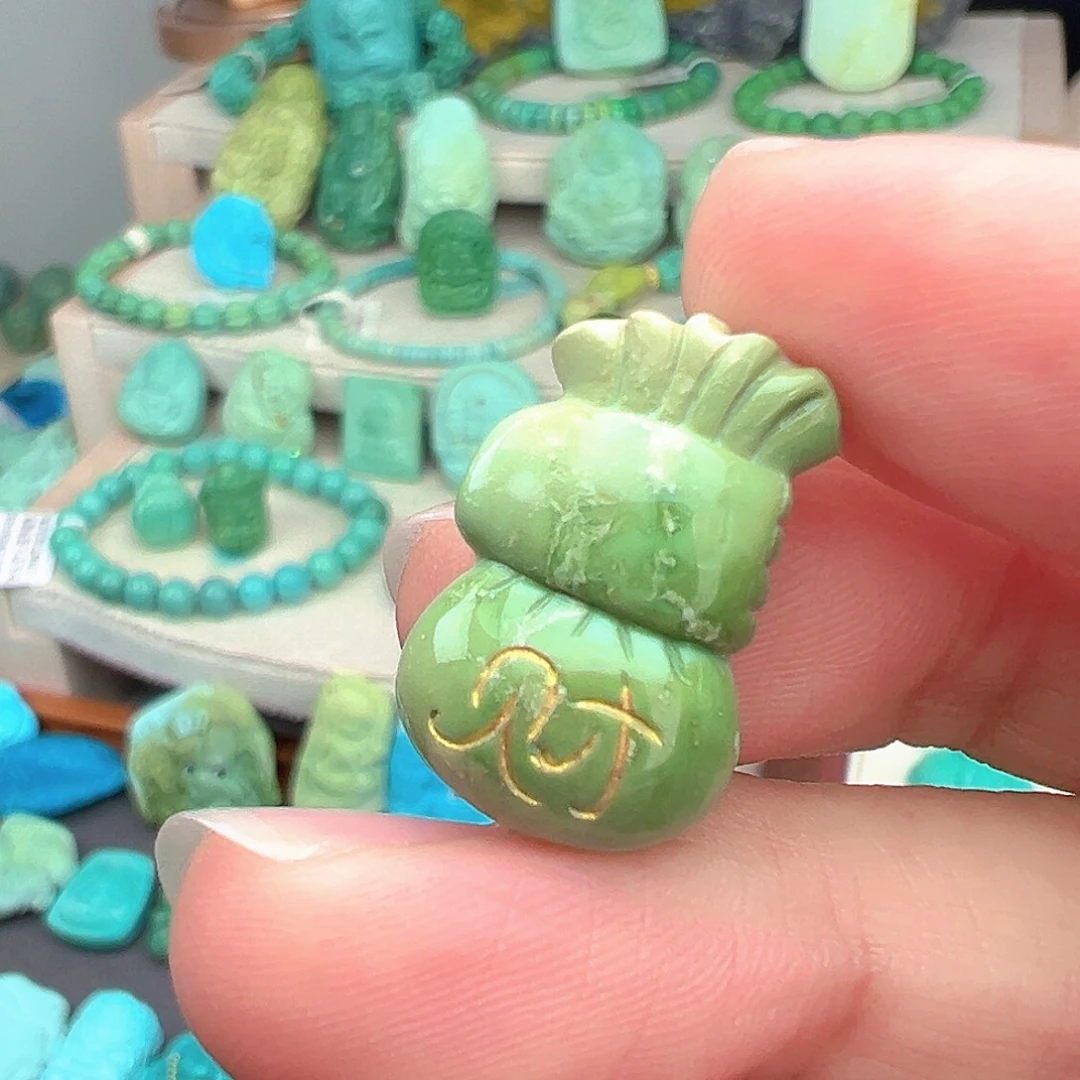 绿松石未镶嵌主播万珍