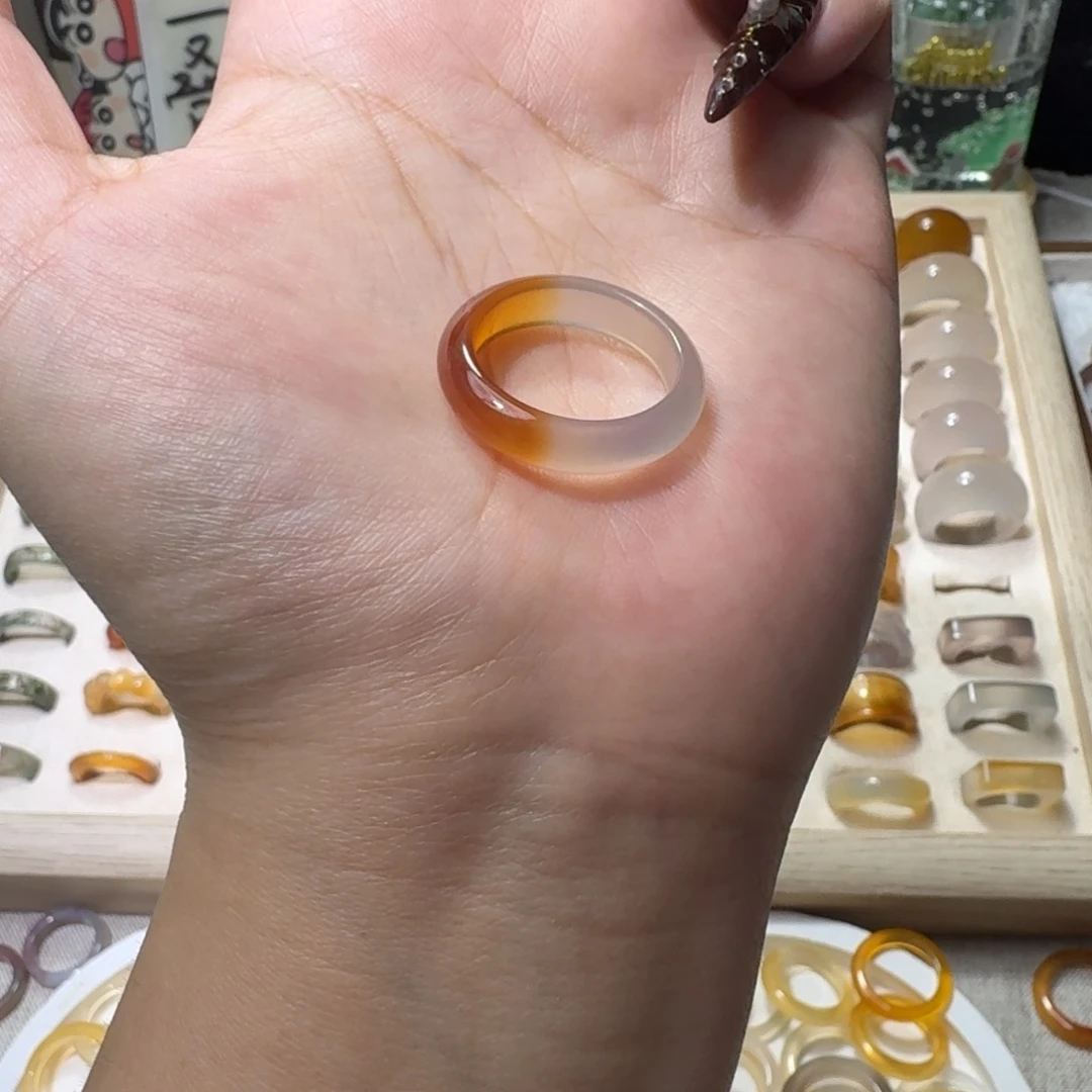 合金戒指玛瑙/玉髓761港18