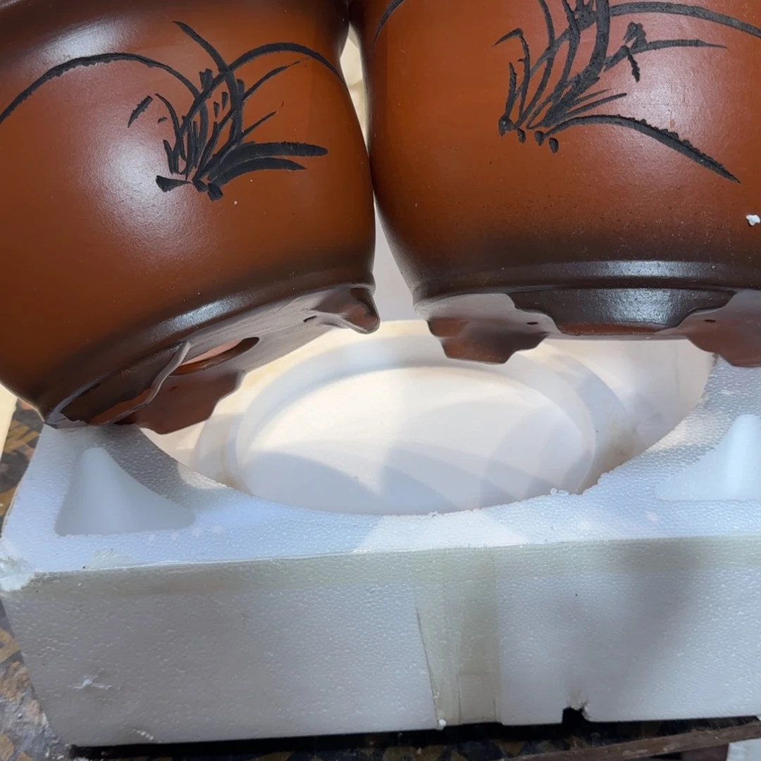 紫砂花盆口径26.16/23.13口径