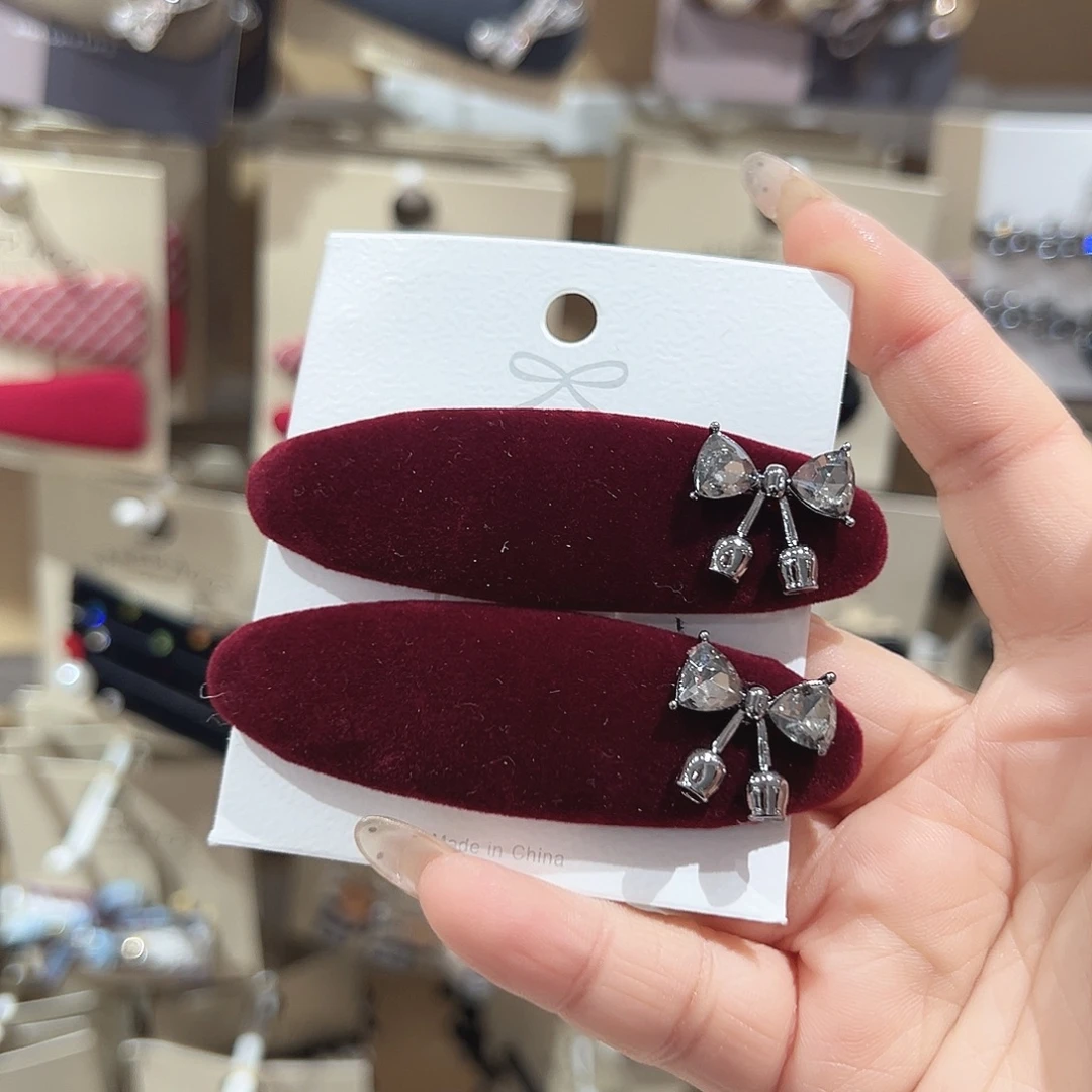 非金属红色蝴蝶结掰掰