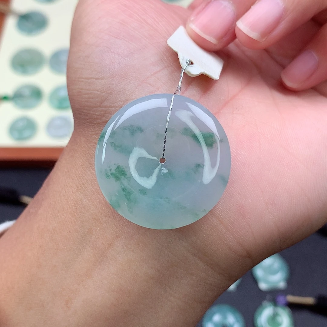 颈饰未镶嵌翡翠47 尺寸31.4-5.8