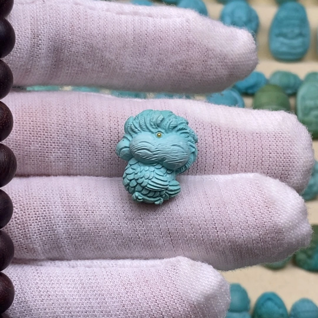 未镶嵌绿松石雕刻