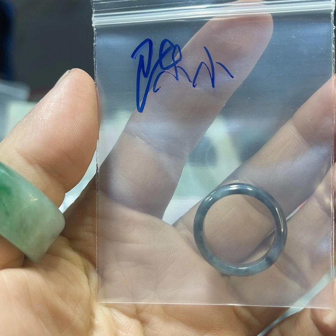 未镶嵌挂件翡翠H****胖戒指