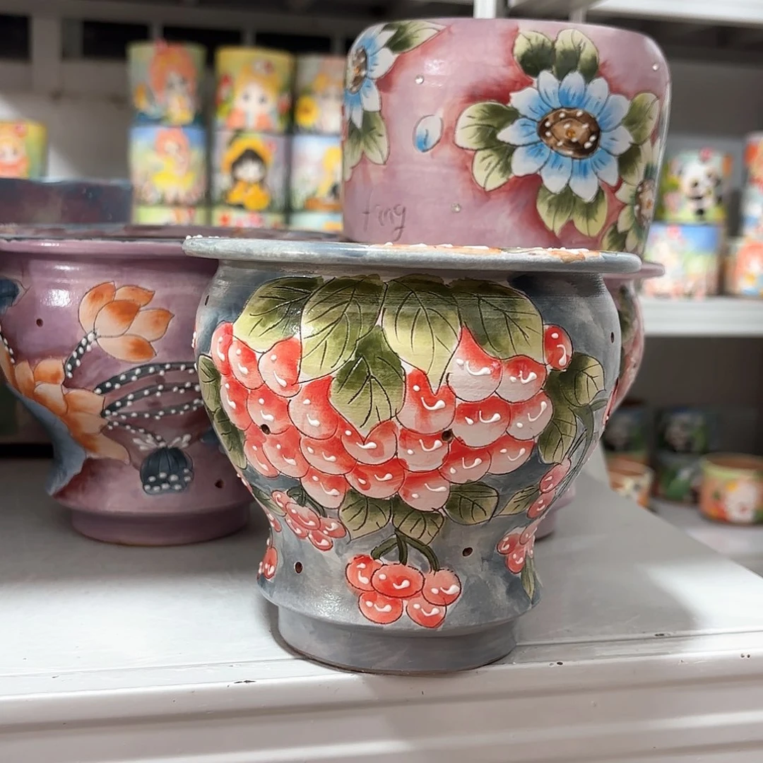 紫砂花盆手工花盆默认微瑕11/13