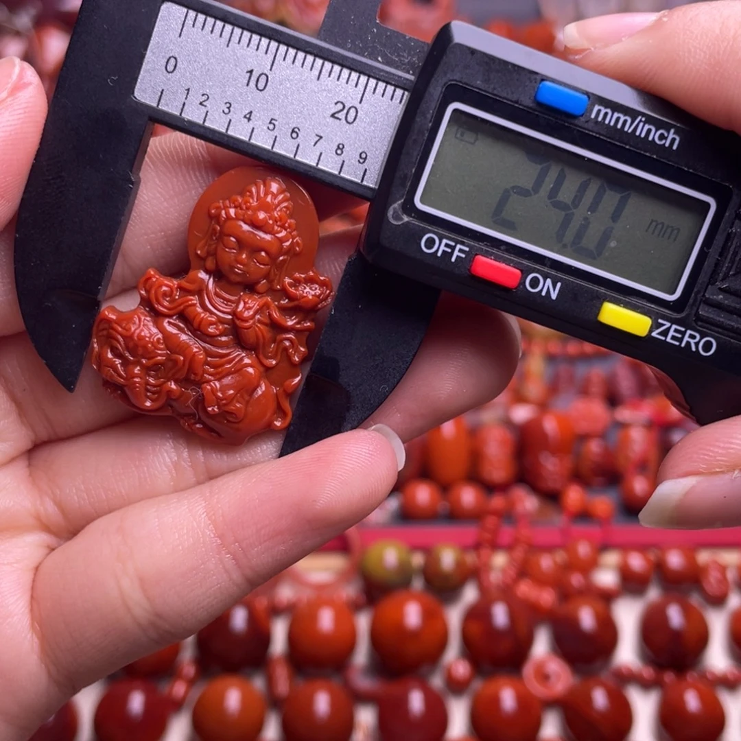 曹***️南红玛瑙未镶嵌配饰24