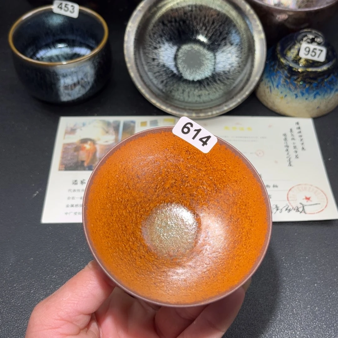 茶盏614 建盏单盏放大漏…………