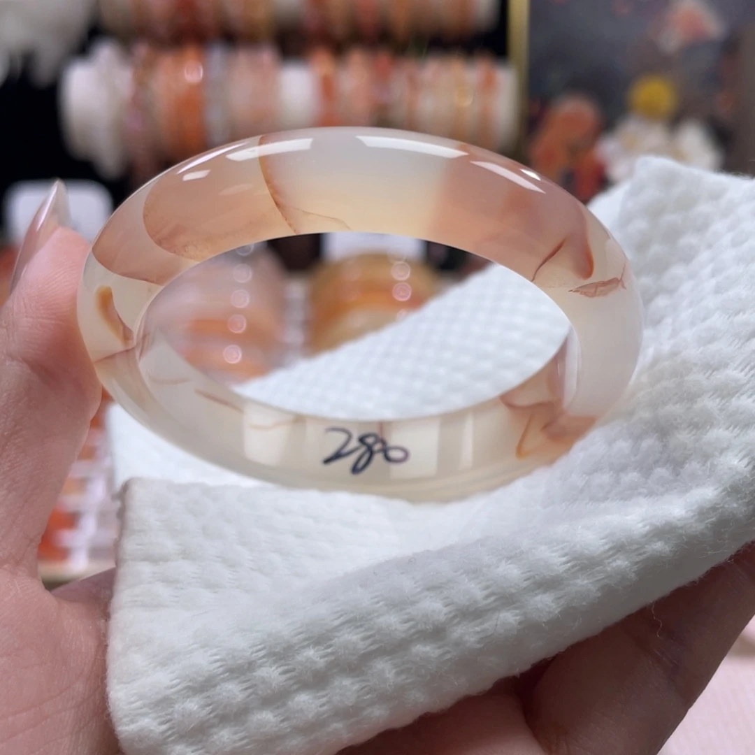 玛瑙/玉髓未镶嵌手镯51.5