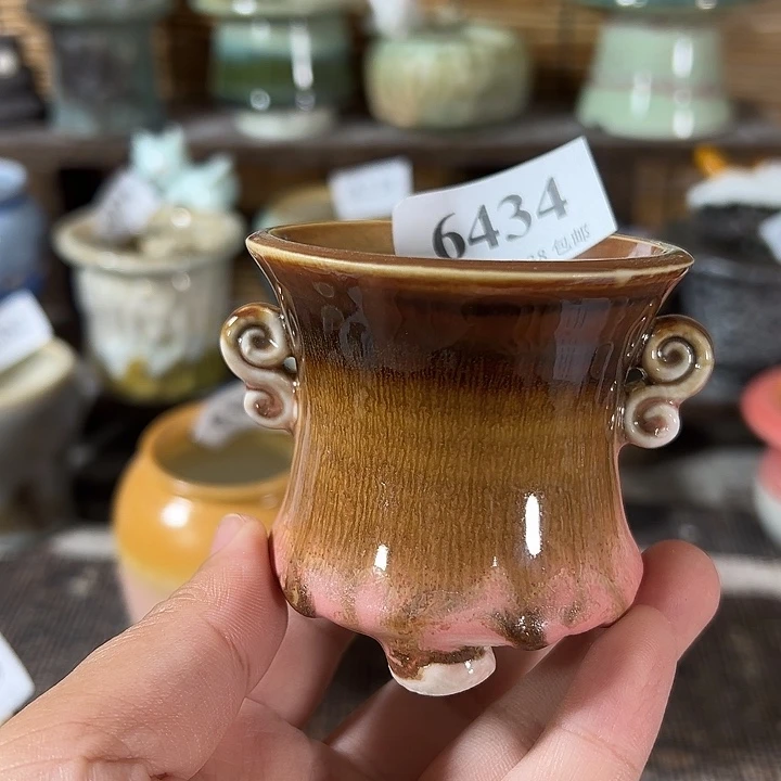 口6 手工花盆满30包邮